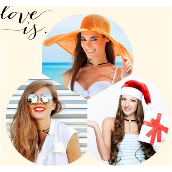 22 Pcs Necklaces Black Velvet Choker Set for Womens Velvet Choker Set - Picture 4 of 8